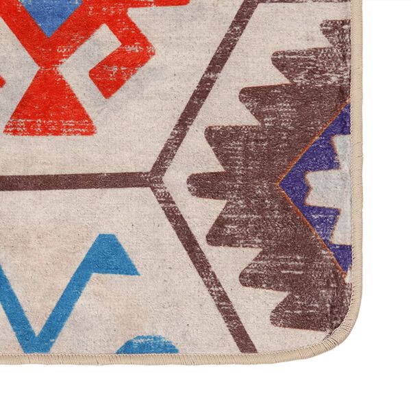 vidaXL Rug Washable Multicolour 190x300 cm