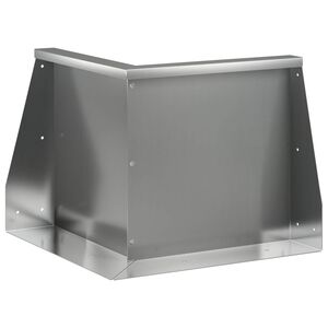 vidaXL Retaining Wall 50 x 50 x 40 cm Galvanised Steel Silver