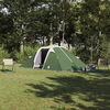 vidaXL Tunnel tent with Roof Green 510 x 240 x 156 cm Taffeta