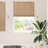 vidaXL Roller Blind with Curtains Manual Nature 120 x 160 cm Bamboo