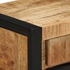 vidaXL Bedside Cabinet 40x30x50 cm Solid Rough Wood Mango