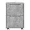 vidaXL Storage Cabinet Concrete Grey 40 x 48 x 57 cm Engineered Wood