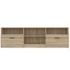 vidaXL TV Cabinet Sonoma Oak 150x33.5x45 cm Engineered Wood