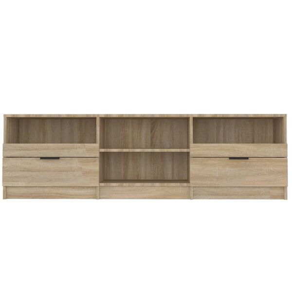 vidaXL TV Cabinet Sonoma Oak 150x33.5x45 cm Engineered Wood