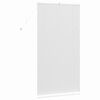 vidaXL Window Blind with Curtains Manual White Aluminium
