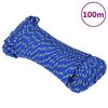 vidaXL Boat Rope Blue 3 mm 100 m Polypropylene