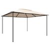 vidaXL Gazebo | Beige | Steel frame, Oxford fabric | 4x4x3 meters
