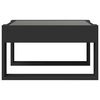 vidaXL Coffee Table with Infinity LED Black 50x53x30 cm
