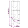 vidaXL Bookshelf Sonoma Oak 60 x 30 x 190 cm Engineered Wood