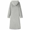vidaXL Blanket Hoodie Grey S Flannel