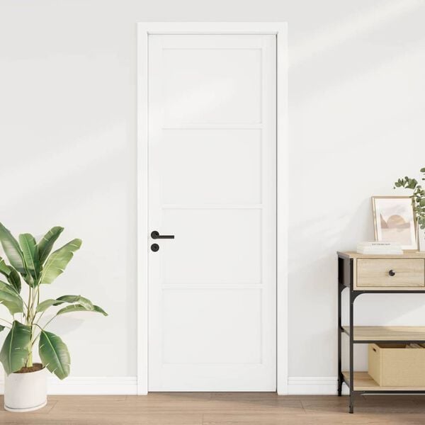 vidaXL Interior Door ORKDAL White 83 x 232 cm Plywood