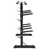 vidaXL Dumbbell Rack Black 99 x 45 x 95.5 cm Powder-coated steel