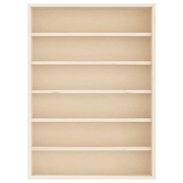 vidaXL Wooden Collector's Display Case with 6 Shelves 40x8.5x55cm