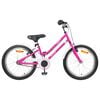 vidaXL Kids Bike 22'' for 7-12 Years Old Pink White