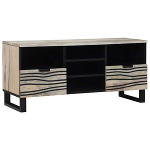 vidaXL TV Units with Drawer White 100 x 33 x 46 cm Engineered wood