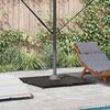 vidaXL Parasol Base Black 100 x 100 x 4 cm Steel