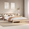 vidaXL Bookcase Bed without Mattress 120x200 cm Solid Wood Pine