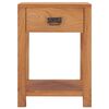 vidaXL bedside Cabinet 35x35x50 cm Solid Teak Wood