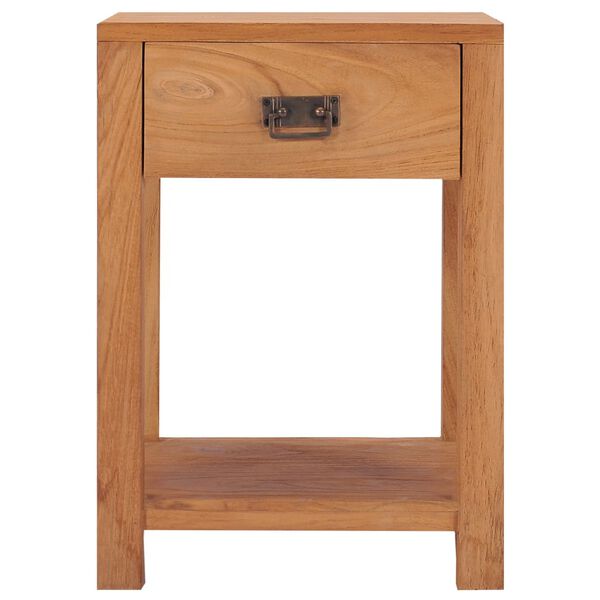 vidaXL bedside Cabinet 35x35x50 cm Solid Teak Wood