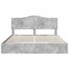 vidaXL Storage Bed Concrete Grey 180 x 200 cm Engineered Wood