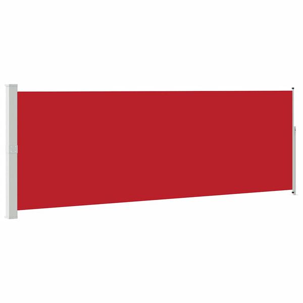 vidaXL Retractable Side Awning 160 x 500 cm Red