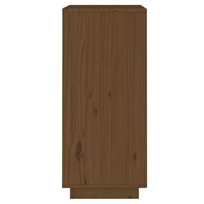 vidaXL Sideboard Honey Brown 38x35x80 cm Solid Wood Pine