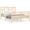 vidaXL Bed Frame without Mattress Small Double Solid Wood