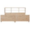 vidaXL Bookcase Bed without Mattress 180x200 cm Super King Solid Wood