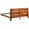 vidaXL Bed Frame with Live Edge without Mattress Solid Acacia Wood 160 cm