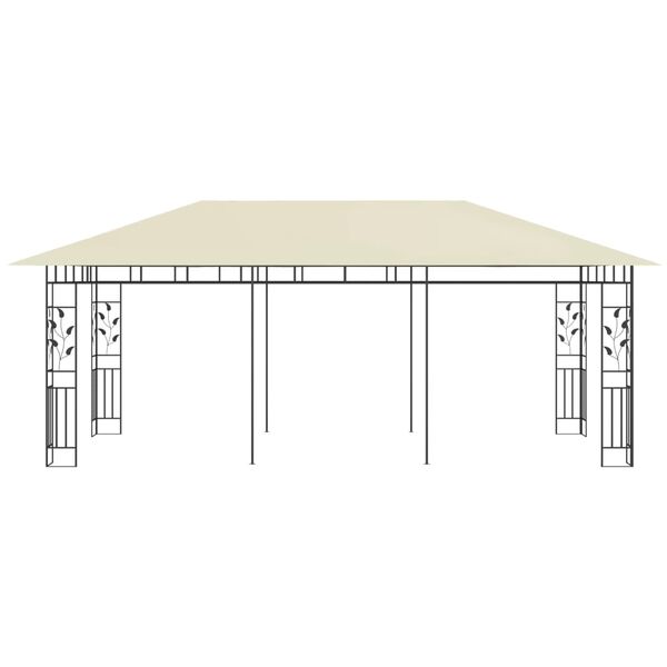 vidaXL Gazebo with Mosquito Net 6x3x2.73 m Cream