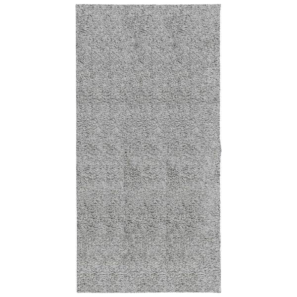 vidaXL Shaggy Rug PAMPLONA High Pile Modern Grey 100x200 cm