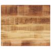 vidaXL Table Top 60x50x3.8 cm Rectangular Solid Wood Rough Mango