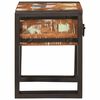 vidaXL End Table Other 30 x 30 x 40 cm Solid reclaimed wood and Metal