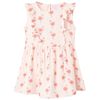 Kids'Dress with Ruffles Soft Pink 128