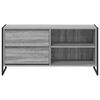 vidaXL TV Cabinet Grey Sonoma 100 x 36 x 49.5 cm Engineered Wood