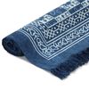 vidaXL Kilim Rug Cotton 160x230 cm with Pattern Blue