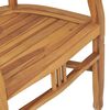 vidaXL 7 Piece Garden Dining Set Solid Teak Wood