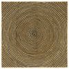 vidaXL Area Rugs Black 120 x 120 cm Jute