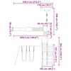 vidaXL Outdoor Playset Impregnated Wood Pine