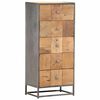 vidaXL Drawer Cabinet 45x30x100 cm Solid Reclaimed Wood