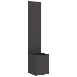 vidaXL Garden Privacy Screen Black 32 x 32 x 150 cm Cold-rolled steel