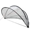 vidaXL Pool Dome Folding Manual Transparent 336 x 322 x 160 cm PVC