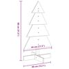 vidaXL Wooden Christmas Tree for Decoration White 80 cm Solid Wood Pine