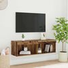 vidaXL TV Cabinet Set Old Wood 100 x 30 x 30 cm Engineered Wood