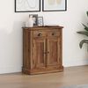 vidaXL Storage Cabinet Natural 65 x 30 x 75 cm Solid Teak Wood