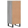 vidaXL Sideboard Grey Sonoma 34.5x34x90 cm Engineered Wood