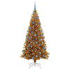 vidaXL Christmas Tree with 300 LEDs with Stand Gold 180 cm PET