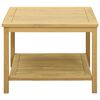 vidaXL Side Table Oil Natural 60 x 60 x 45 cm Solid Acacia Wood