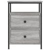 vidaXL Bedside Cabinets 2 pcs Grey Sonoma 44x45x60 cm Engineered Wood