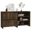 vidaXL 2 Piece Sideboard Smoked Oak Engineered Wood